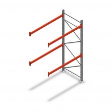 Palletstelling AR T2 3000x1850x1100mm (hxbxd) 2 niveaus 2530kg/niv aanbouwsectie