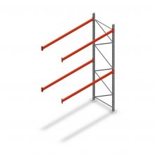 Palletstelling AR T2 4000x2700x1100mm (hxbxd) 2 niveaus 1820kg/niv aanbouwsectie