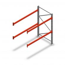 Palletstelling AR T2 2500x1850x1100mm (hxbxd) 2 niveaus 2530kg/niv aanbouwsectie