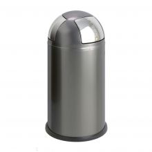 Push-two afvalbakken Wesco 55 liter grafiet