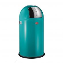 Pushboy afvalbak Wesco 50 liter turquoise