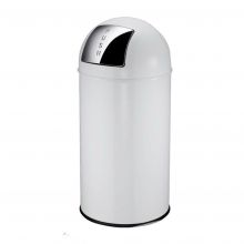 Pushcan afvalbakken EKO 40 liter wit