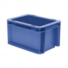Stapelbare transportkrat TK0 200x100x120 mm (lxbxh) blauw