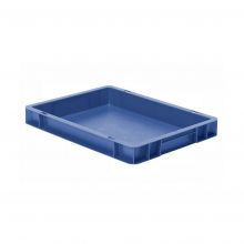 Stapelbare transportkrat TK0 400x300x50 mm (lxbxh) blauw
