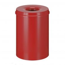 Vlamdovende papierbak 30 liter rood