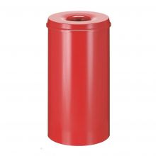 Vlamdovende papierbak 50 liter rood
