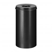 Vlamdovende papierbak 50 liter zwart