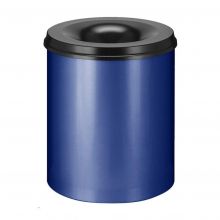 Vlamdovende papierbak 80 liter blauw-zwart