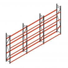Voordeelrij bandenstelling grootvak AR 3000x6240x500 mm (hxbxd) 4 niveaus