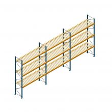 Voordeelrij gebruikte Esmena palletstelling 5000x10500x1100mm (hxbxd) 3 niveaus