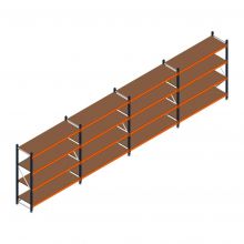 Voordeelrij grootvakstelling Kimer 1750x6250x600 mm (hxbxd) 4 niveaus