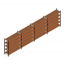 Voordeelrij grootvakstelling Kimer 1750x6250x600 mm (hxbxd) 5 niveaus