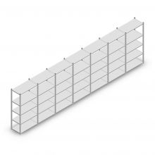 Voordeelrij legbordstelling Medium Duty 2000x7000x500 mm (hxbxd) 5 niveaus verzinkt