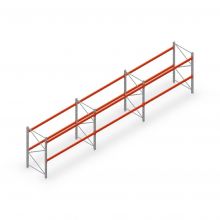 Voordeelrij palletstelling AR T2 2000x8420x1100 mm (hxbxd) 2 niveaus 1820kg/niv
