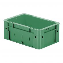 Zware stapelbare transportkrat VTK0 300x200x120 mm (lxbxh) groen