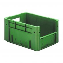 Zware stapelbare transportkrat VTK4 400x300x210 mm (lxbxh) groen