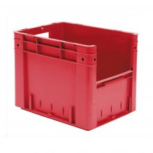 Zware stapelbare transportkrat VTK4 400x300x320 mm (lxbxh) rood