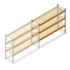 Gebruikte Dexion Speedlock palletstelling 3050x3490x1065 mm (hxbxd) 3 niveaus aanbouwsectie