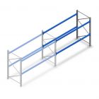 Gebruikte Schaefer palletstelling 3600x3700x1050 mm (hxbxd) 2 niveaus aanbouwsectie