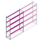 Gebruikte Rosss palletstelling 4800x3300x1100 4 niveaus beginsectie