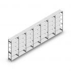 Voordeelrij legbordstelling Heavy Duty 2500x7000x400 mm (hxbxd) 6 niveaus 250 kg