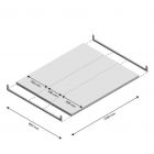 Niveau Legbord Light Duty 1000x800mm (bxd)