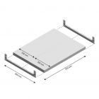 Niveau Legbord Light Duty 550x400mm (bxd)
