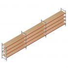 Voordeelrij gebruikte AR grootvakstelling 2250x9920x800 mm (hxbxd) 4 niveaus