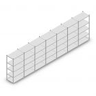 Voordeelrij legbordstelling Light Duty 2000x7000x600 mm (hxbxd) 5 niveaus