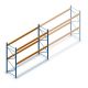 Gebruikte Esmena palletstelling 3000x3600x1100 mm (hxbxd) 2 niveaus aanbouwsectie