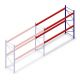 Gebruikte Atox palletstelling 2500x3600x1100mm (hxbxd) 2 niveaus aanbouwsectie