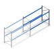 Gebruikte Schaefer palletstelling 3600x3700x1050 mm (hxbxd) 2 niveaus aanbouwsectie
