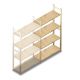 Houten legbordstelling BT Combi 1780x970x370 mm (hxbxd) 4 niveaus aanbouwsectie