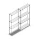 Legbordstelling Light Duty 2000x1000x300 mm (hxbxd) 4 niveaus aanbouwsectie