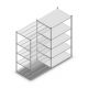 Legbordstelling Medium Duty 2000x1150x800 mm (hxbxd) 5 niveaus verzinkt aanbouwsectie