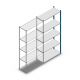 Legbordstelling Medium Duty 2200x1000x400 mm (hxbxd) 5 niveaus verzinkt aanbouwsectie 