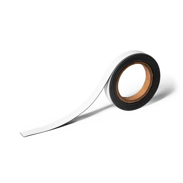 Durable magneetband beschrijfbaar 20x1mm 5meter wit