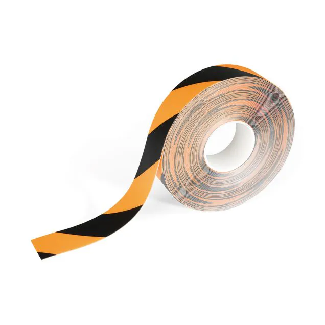 Durable vloermarkeringstape 50x0.7mm 30meter geel/zwart