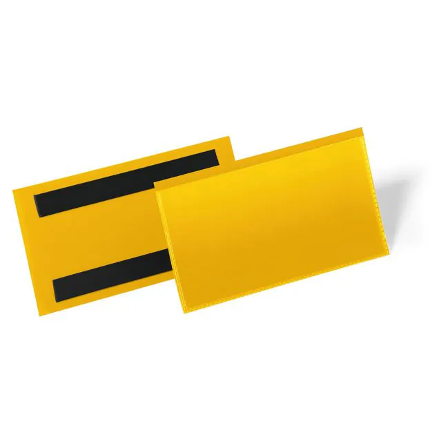 Durable documenthoes magnetisch 150x67 geel