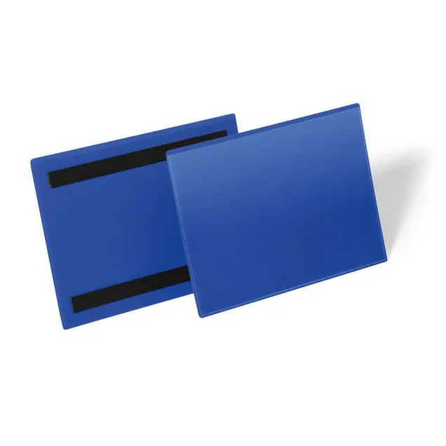 Durable documenthoes magnetisch A5 liggend blauw