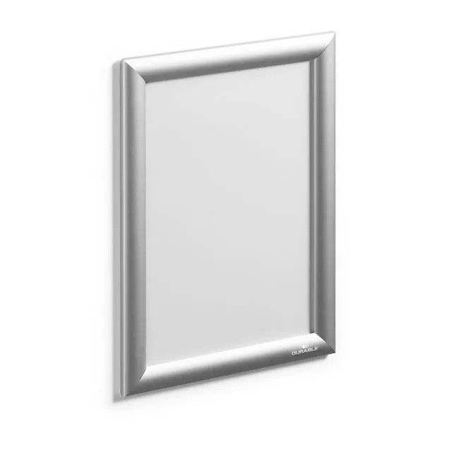 Durable kliklijst aluminium A4 zilver