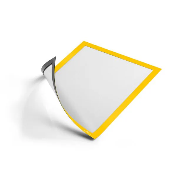 Durable Informatiekader DURAFRAME magnetisch A4 geel