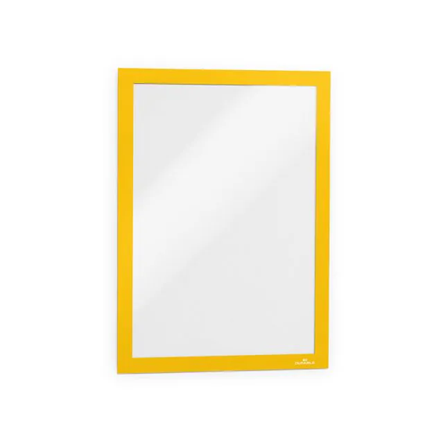 Durable Informatiekader DURAFRAME zelfklevend A4 geel