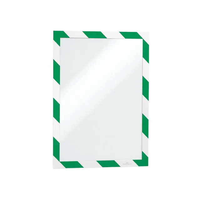 Durable Informatiekader DURAFRAME zelfklevend A4 groen/wit