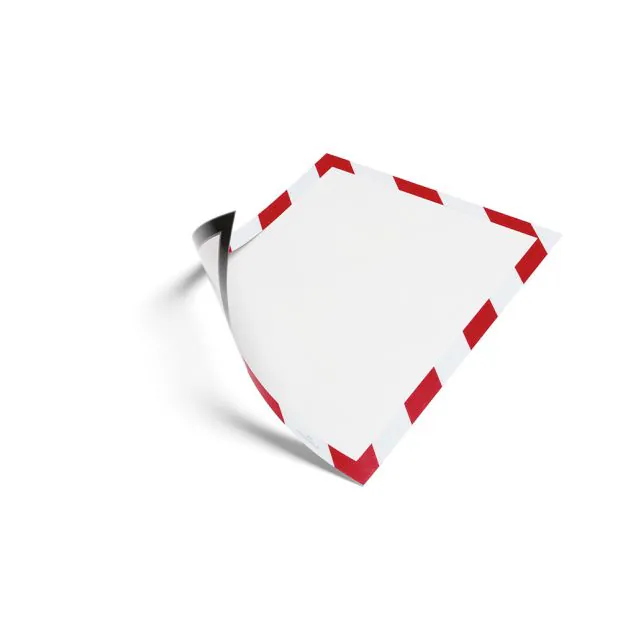 Durable Informatiekader DURAFRAME magnetisch A4 rood/wit