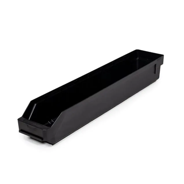 Magazijnbak 6012  Zwart (ESD) 600x120x95mm (lxbxh)