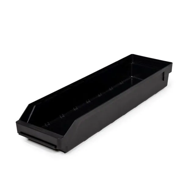 Magazijnbak 6018 Zwart (ESD) 600x180x95mm (lxbxh)