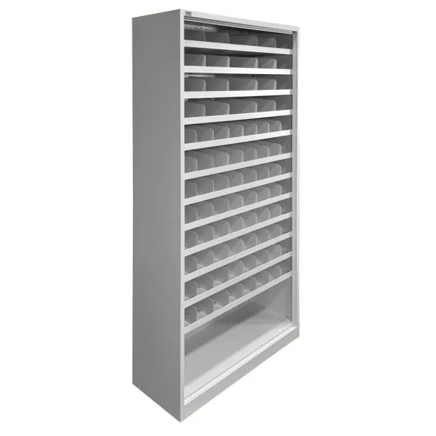 Vakkenkast 2010x1000x400 mm (hxbxd) grijs