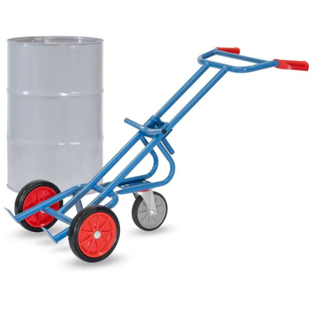 Vatensteekwagen 300 kg 1600 mm met rubberbanden en steun- zwenkwiel