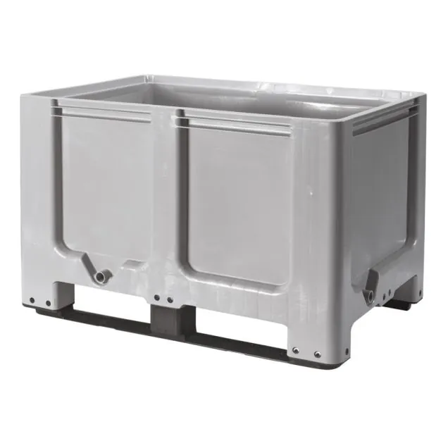 Palletbox euroformaat 1200x800x790 mm (lxbxh) op 2 sleeplatten